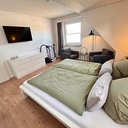Appartement Vier Nordlichter - Grosse Mit Dachterrasse 3 Schlafzimmer Bensersiel