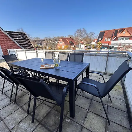 Vier Nordlichter - Große Mit Dachterrasse 3 Schlafzimmer Apartment