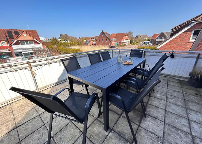 Apartment Vier Nordlichter - Grosse Mit Dachterrasse 3 Schlafzimmer