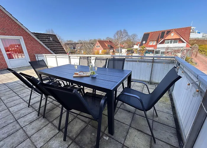 Vier Nordlichter - Grosse Mit Dachterrasse 3 Schlafzimmer Apartment
